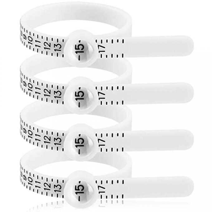 보석 액세서리 도구 플라스틱 반지 사이저 US 1-17 1