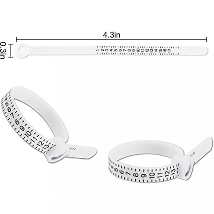보석 액세서리 도구 플라스틱 반지 사이저 US 1-17 3