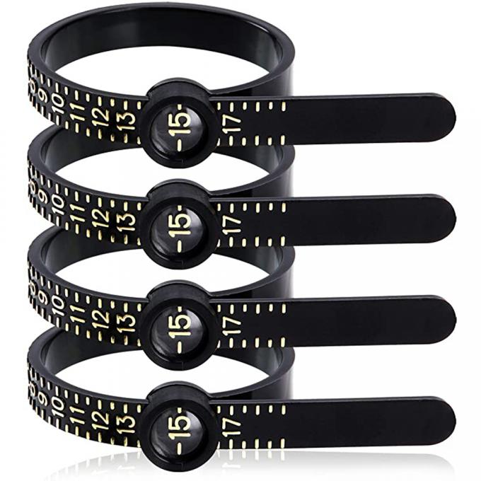 보석 액세서리 도구 플라스틱 반지 사이저 US 1-17 4