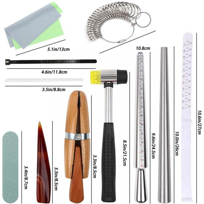 13 조각 보석 측정 도구 세트 수작업 DIY 액세서리 1